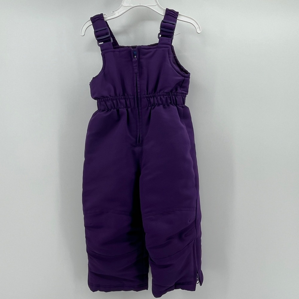 Falls Creek Kids Purple Insulated Snow Bibs Winter Overalls 24 Months